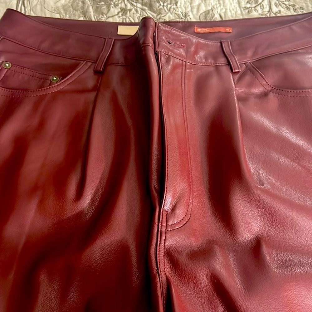 Pilcro Faux leather pants